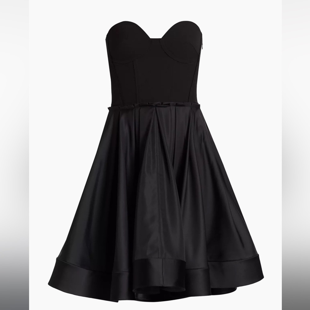 Porenza Schouler Taffeta Bustier Fit and Flare